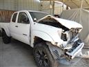 2015 Toyota Tacoma White Extended Cab 2.7L AT 2WD #Z24721